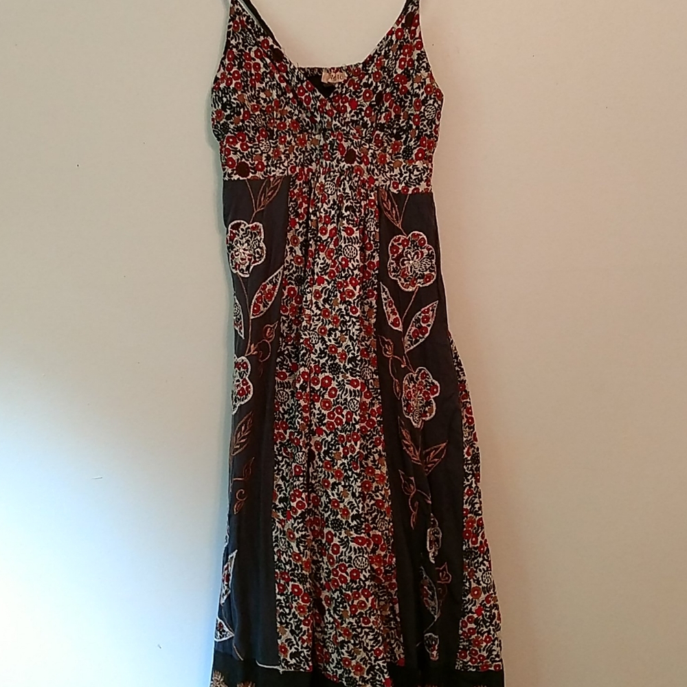 Vintage boho hippie maxi sundress